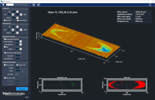 Example of damage analysis with Wear Analyser software