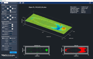 Beispielhafte Schadensanalyse mit der Wear Analyzer software